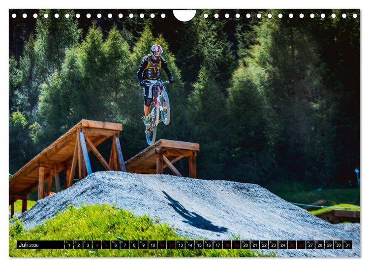 Produktbild: Downhill Action (Wandkalender 2026 DIN A4 quer), CALVENDO Monatskalender