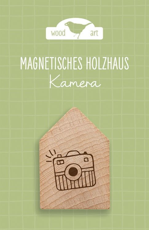 Produktbild: Magnetisches Holzhaus Kamera