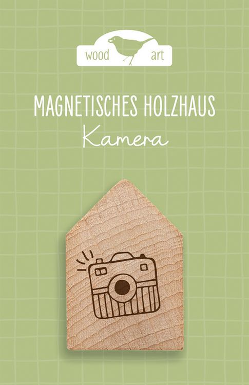 Produktbild: Magnetisches Holzhaus Kamera