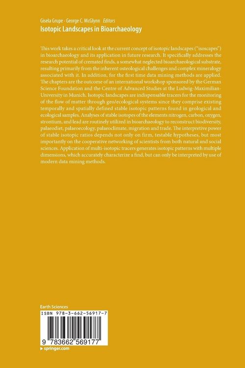 Produktbild: Isotopic Landscapes in Bioarchaeology