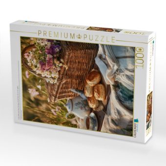 Produktbild: CALVENDO Puzzle In der Stille einer Tasse Tee liegen all die Worte, die wir nie sagten | 1000 Teile Lege-Gr&ouml;&szlig;e 64x48cm Foto-Puzzle f&uuml;r gl&uuml;ckliche Stun
