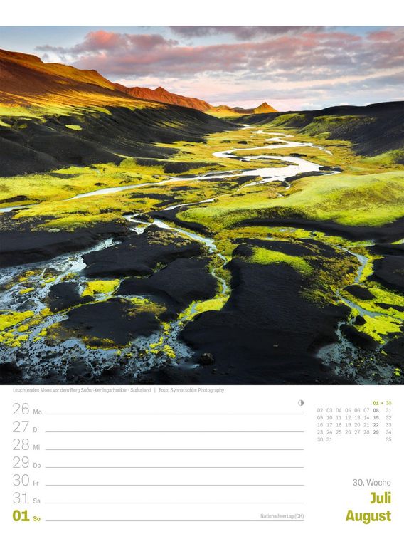 Produktbild: Island Wochenplaner Kalender 2027 | Die Insel aus Feuer und Eis