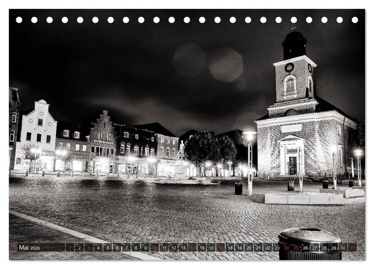 Produktbild: Ein Blick auf Husum (Tischkalender 2026 DIN A5 quer), CALVENDO Monatskalender