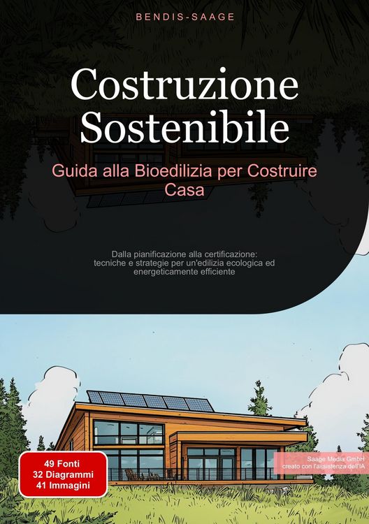 Produktbild: Costruzione Sostenibile: Guida alla Bioedilizia per Costruire Casa