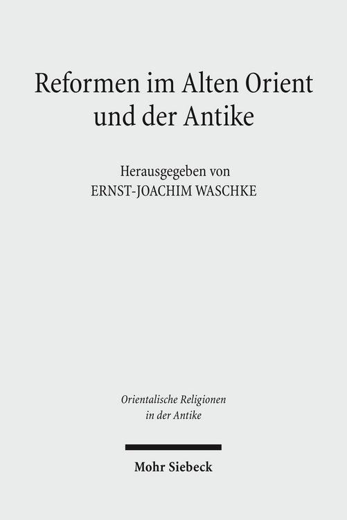 Produktbild: Reformen im Alten Orient und der Antike