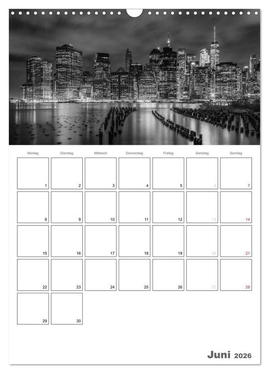 Produktbild: NEW YORK Skylines (Wandkalender 2026 DIN A3 hoch), CALVENDO Monatskalender