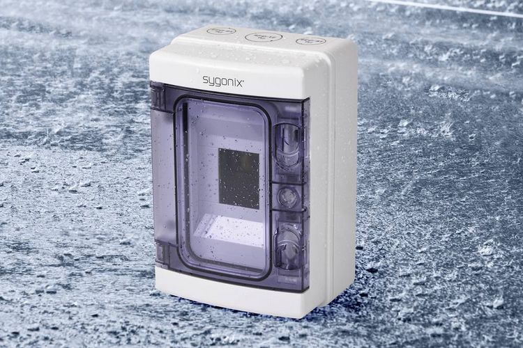 Produktbild: Sygonix SY-5491850 Kleinverteiler Aufputz Anzahl Teilungen = 4 Anzahl Reihen = 1 Inhalt 1St.