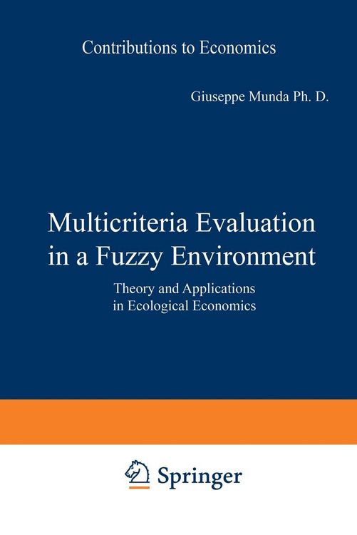 Produktbild: Multicriteria Evaluation in a Fuzzy Environment