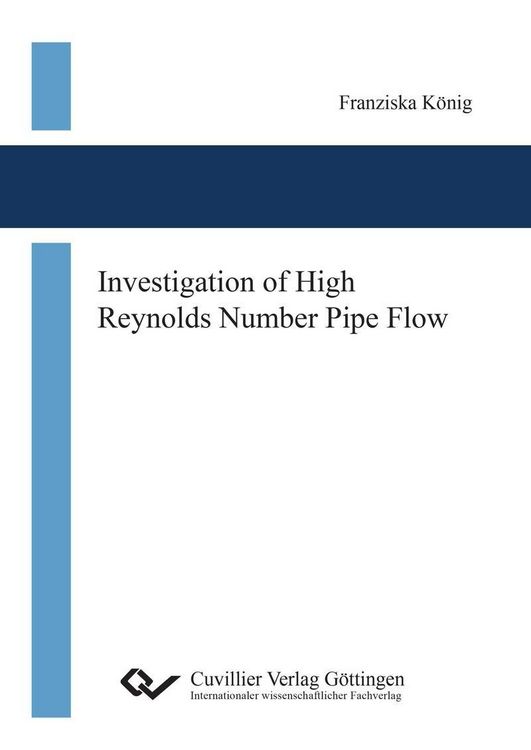 Produktbild: Investigation of High Reynolds Number Pipe Flow