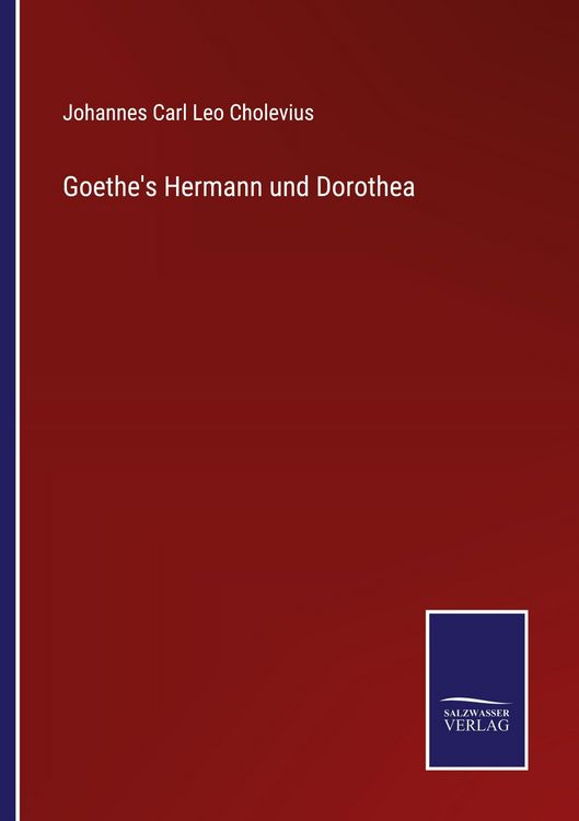 Produktbild: Goethe's Hermann und Dorothea