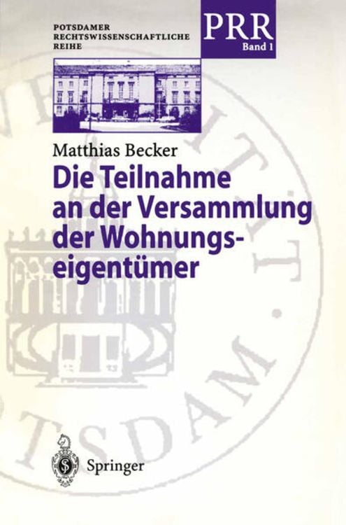 Bild vom Artikel Die Teilnahme an der Versammlung der Wohnungseigentümer vom Autor Matthias Becker