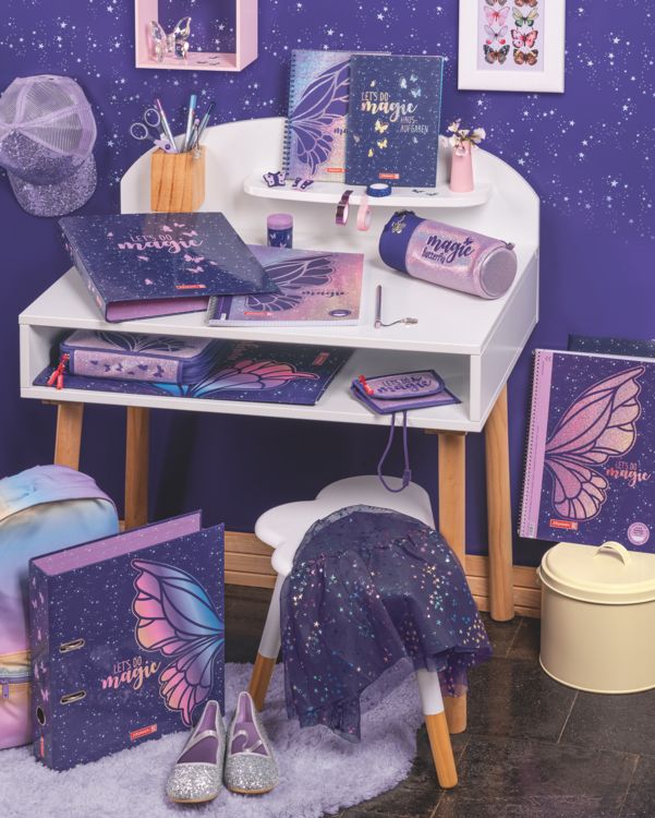 Produktbild: Brunnen Brustbeutel Magic Butterfly &brvbar; rosarot/lila