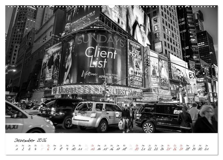 Produktbild: New York &ndash; The Big Apple (hochwertiger Premium Wandkalender 2026 DIN A2 quer), Kunstdruck in Hochglanz