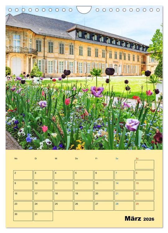 Produktbild: Bayreuth - die oberfr&auml;nkische Hauptstadt (Wandkalender 2026 DIN A4 hoch), CALVENDO Monatskalender