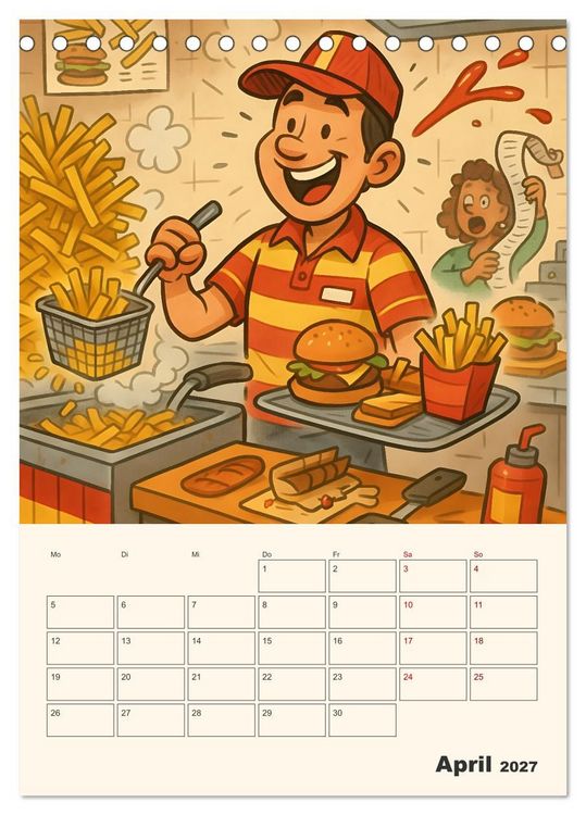 Produktbild: Berufe mal anders &ndash; Ein Jahr voller Job-Klischees (Tischkalender 2027 DIN A5 hoch), CALVENDO Monatskalender