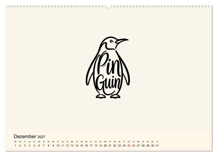 Produktbild: Buchstabentiere (Wandkalender 2027 DIN A2 quer), CALVENDO Monatskalender