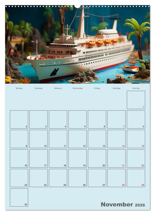 Produktbild: Schiffe, Fische und Piraten (hochwertiger Premium Wandkalender 2026 DIN A2 hoch), Kunstdruck in Hochglanz