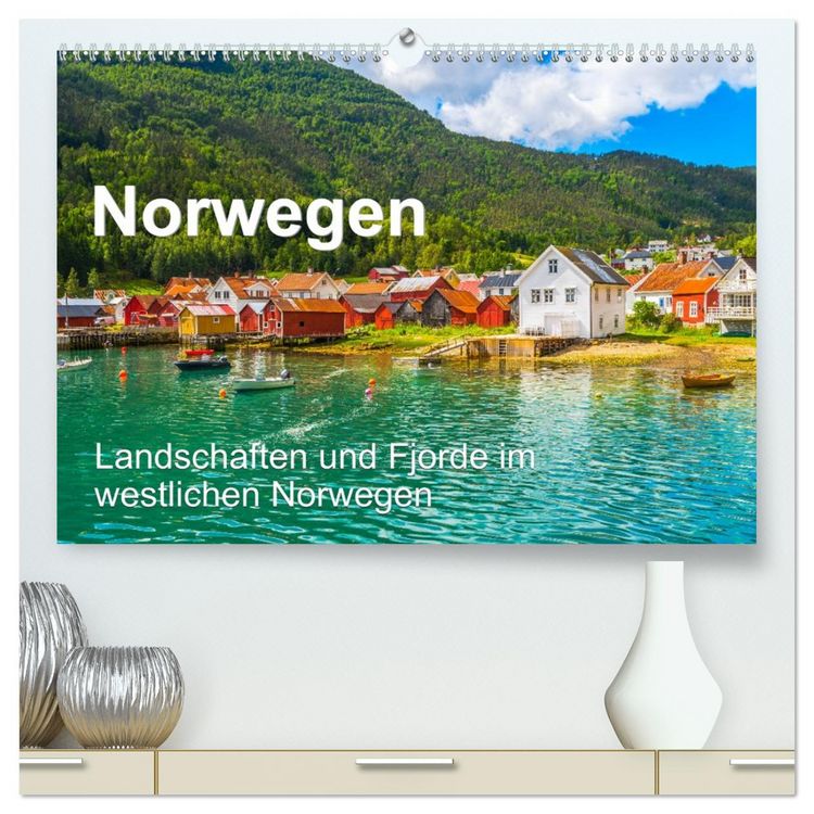 Produktbild: Norwegen - Landschaften und Fjorde im westlichen Norwegen (hochwertiger Premium Wandkalender 2026 DIN A2 quer), Kunstdruck in Hochglanz