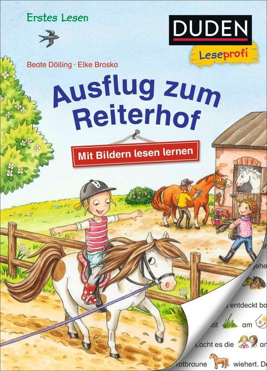 Produktbild: Duden Leseprofi &ndash; Mit Bildern lesen lernen: Ausflug zum Reiterhof, Erstes Lesen