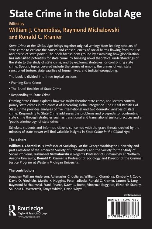 Produktbild: State Crime in the Global Age