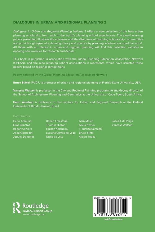Produktbild: Dialogues in Urban and Regional Planning
