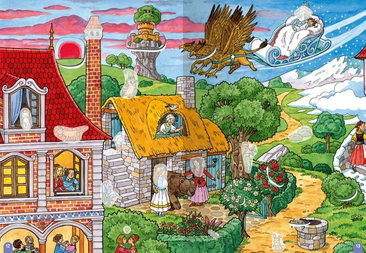 Produktbild: Wimmeln, R&auml;tseln, Stickern: M&auml;rchen