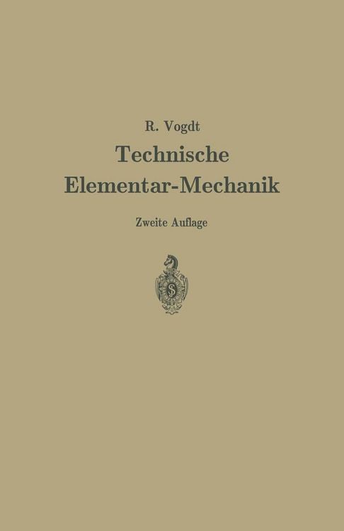 Produktbild: Technische Elementar-Mechanik