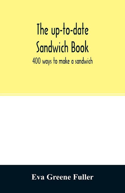 Produktbild: The up-to-date sandwich book