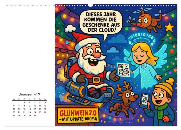 Produktbild: Job-Chaos total - voll Panne, voll verpeilt (hochwertiger Premium Wandkalender 2027 DIN A2 quer), Kunstdruck in Hochglanz
