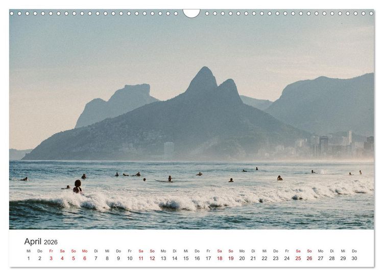 Produktbild: Rio de Janeiro - Am Fu&szlig;e des Corcovados. (Wandkalender 2026 DIN A3 quer), CALVENDO Monatskalender