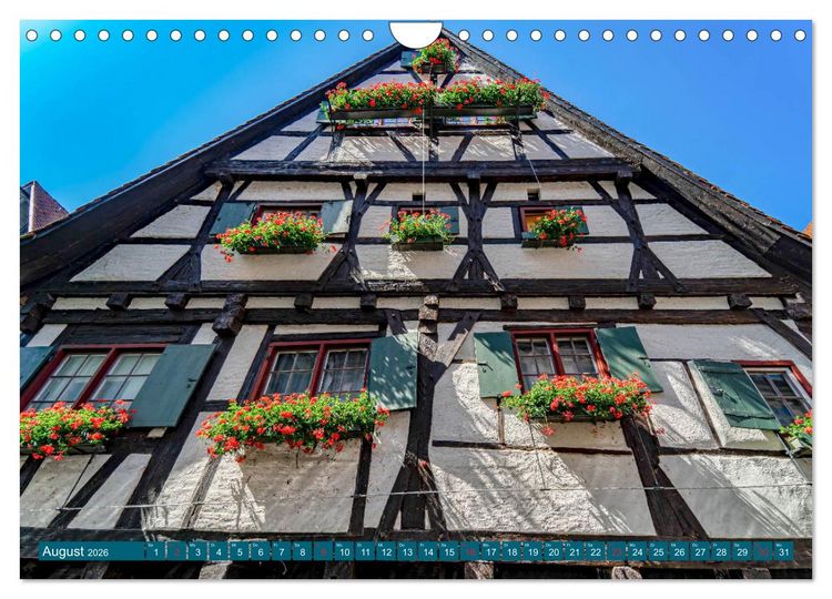 Produktbild: Quer durch Ulm (Wandkalender 2026 DIN A4 quer), CALVENDO Monatskalender