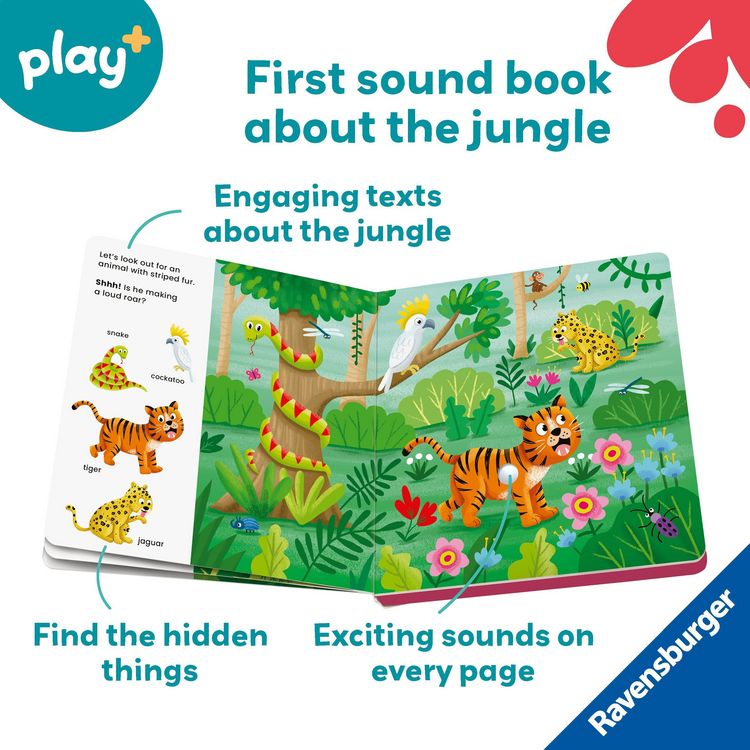 Produktbild: Play+ Shh ... who's there? Jungle Animals