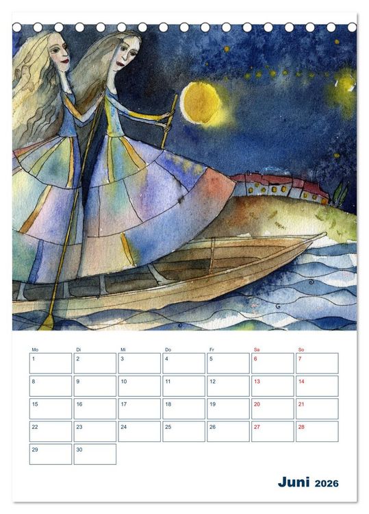 Produktbild: Im Wandel der Sterne (Tischkalender 2026 DIN A5 hoch), CALVENDO Monatskalender