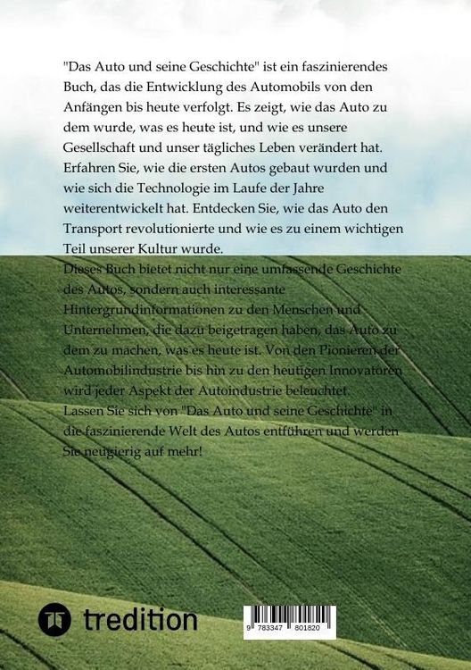 Produktbild: Das Auto und seine Geschichte