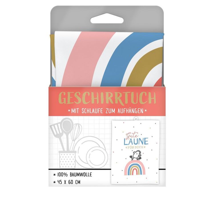 Produktbild: Sheepworld 47091 Geschirrtuch Gute Laune