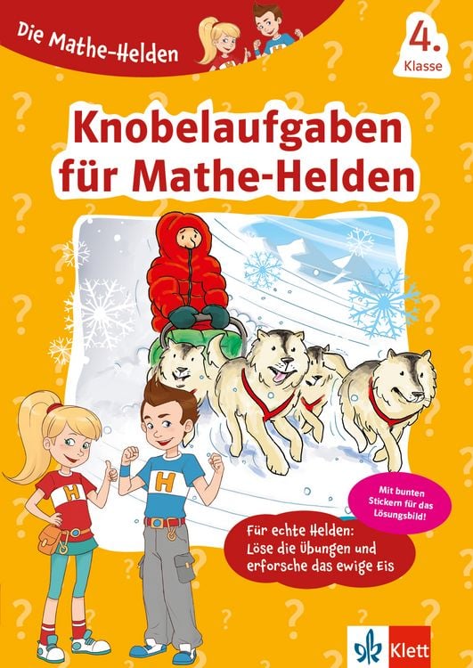 Produktbild: Die Mathe-Helden Knobelaufgaben f&uuml;r Mathe-Helden 4. Klasse