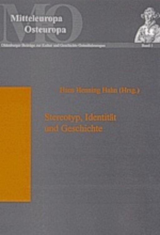 Produktbild: Stereotyp, Identit&auml;t und Geschichte