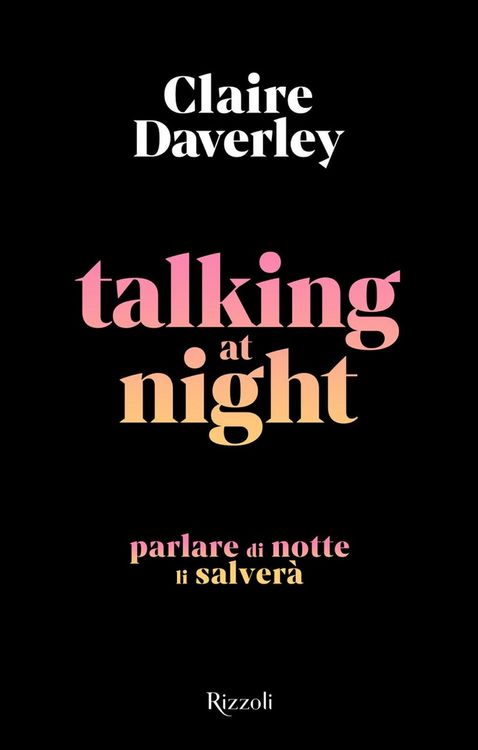 Produktbild: Talking at night. Ediz. italiana