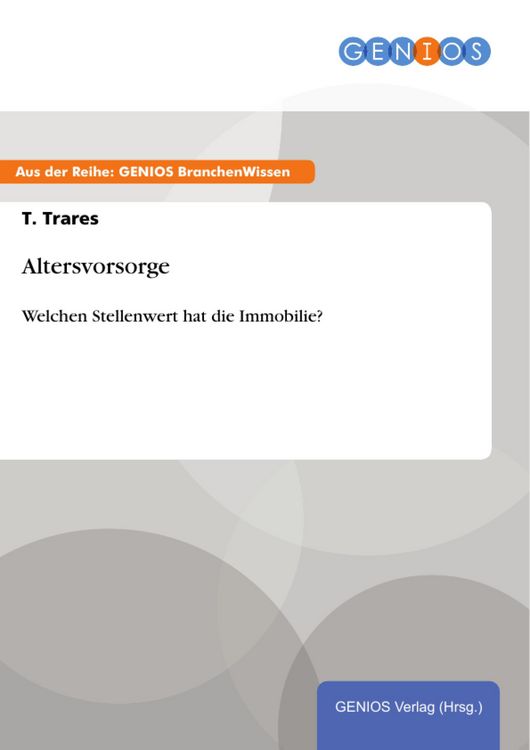 Produktbild: Altersvorsorge