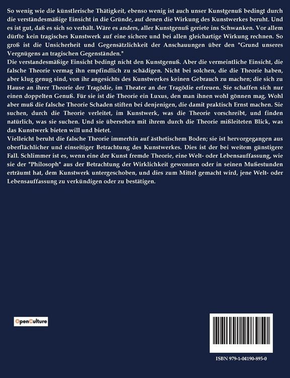 Produktbild: Der Streit &uuml;ber die Trag&ouml;die
