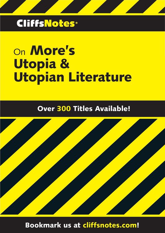 Produktbild: CliffsNotes on More's Utopia & Utopian Literature