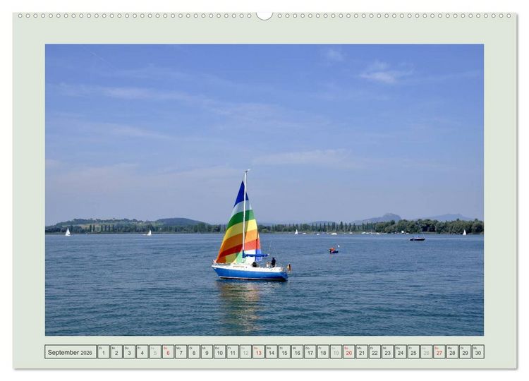 Produktbild: Impressionen vom sch&ouml;nen Bodensee (Wandkalender 2026 DIN A2 quer), CALVENDO Monatskalender