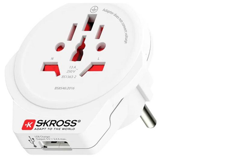 Produktbild: Skross 1.302539 Reiseadapter Pro World & USB