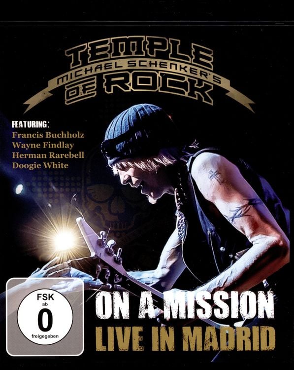 Produktbild: Michael Schenker - Temple of Rock/On A Mission - Live In Madrid (4K Ultra HD)