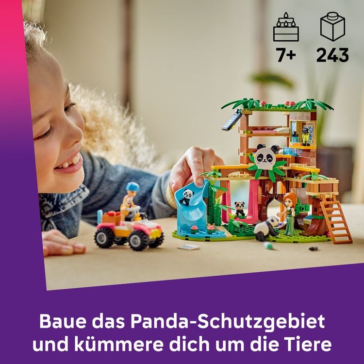 Produktbild: LEGO Friends 42648 Panda-Pflegestation, Kinder Spielzeug zum Bauen