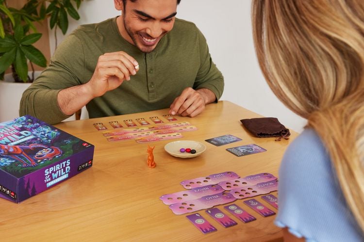 Produktbild: Spirits of the Wild: Awakening, entspannendes, leichtes Strategiebrettspiel in kunstvoller Gestaltung für 2 Spieler