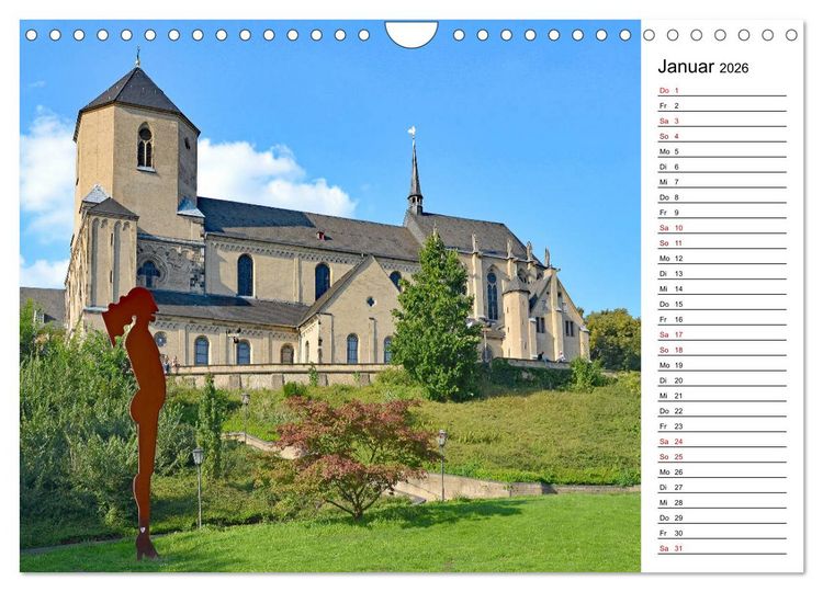 Produktbild: Unterwegs in M&ouml;nchengladbach (Wandkalender 2026 DIN A4 quer), CALVENDO Monatskalender