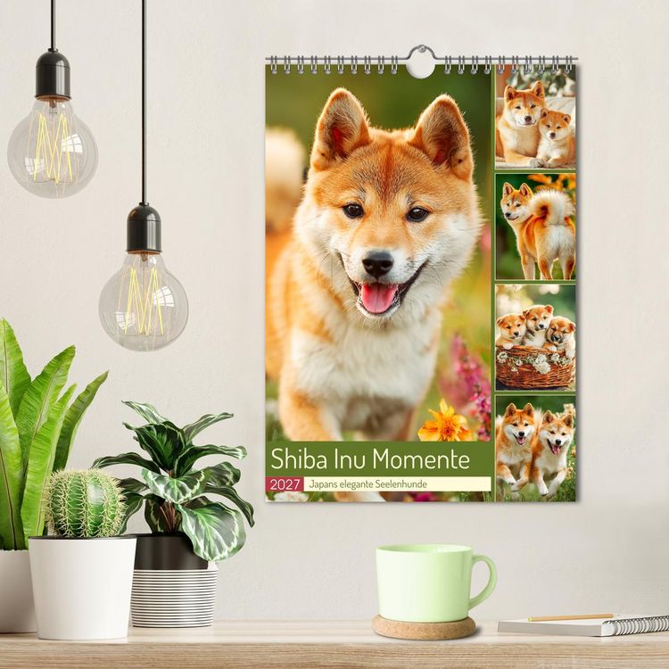 Produktbild: Shiba Inu Momente. Japans elegante Seelenhunde (Wandkalender 2027 DIN A4 hoch), CALVENDO Monatskalender