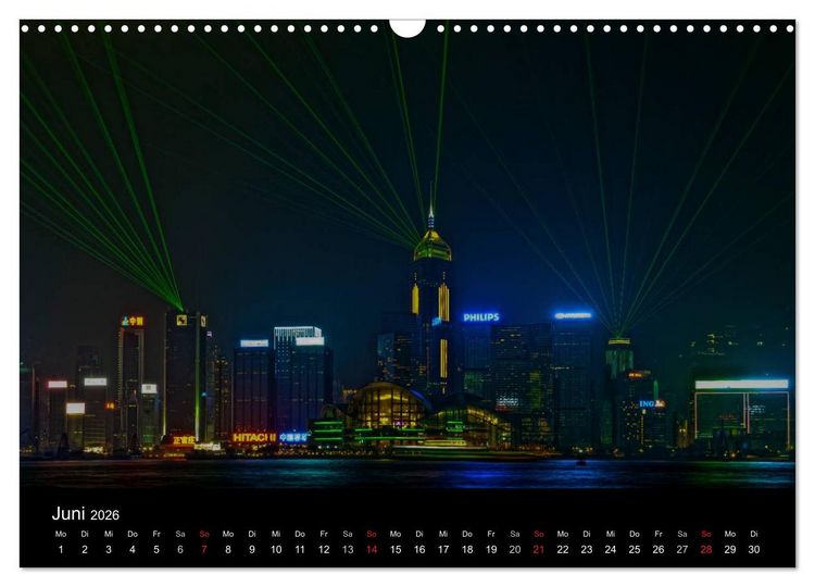 Produktbild: Hongkong (Wandkalender 2026 DIN A3 quer), CALVENDO Monatskalender