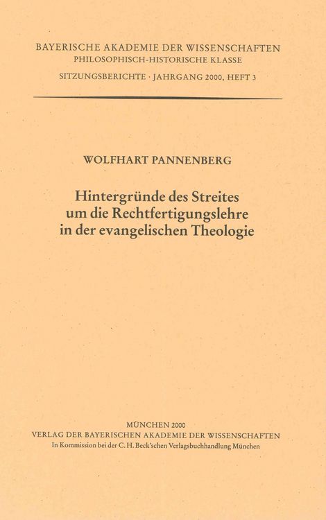 Produktbild: Hintergr&uuml;nde des Streites um die Rechtfertigungslehre in der evangelischen Theologie